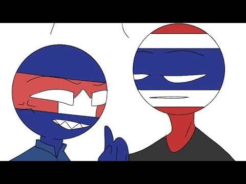 กัมพูชาด่าไทย เจอไทยตบมุกกลับ Meme Countryhumans