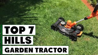 7 Must-Have Garden Tractors for Lawn Care on Hills