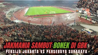 Download lagu ATMOSFER GBK🔥‼️GEMURUH JAKMANIA, PSYWAR & SAMBUTAN BONEK MANIA mp3