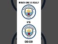 Which Manchester City Logo Is Real Football Shorts