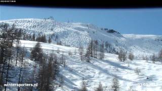 preview picture of video 'Puy Saint Vincent webcam time lapse 2011-2012'