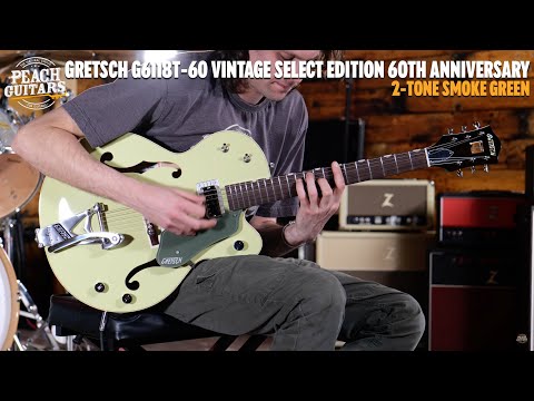Gretsch G6118T Players Edition Anniversary Hollow Body Copper Mist image 9