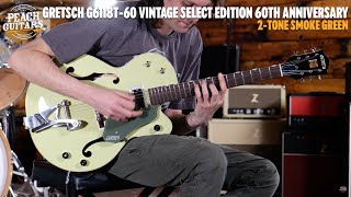 Video thumbnail for No Talking...Just Tones | Gretsch G6118T-60 Vintage Select Edition '60 Anniversary Hollow Body by Peach Guitars