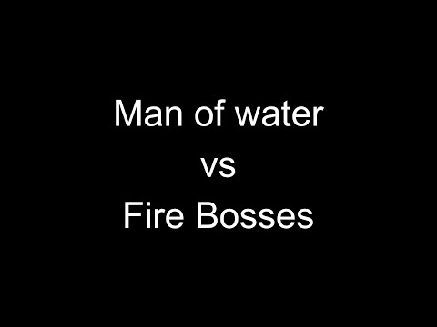 Man of Water vs Fire Bosses and Strong Mobs  Minecraft  Mob Battle