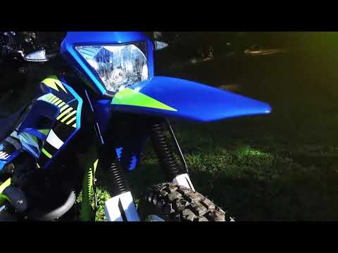 thumbnail video image 2 of Motocicleta Italika DM 200cc Sport Azul con Verde 2020, 2 of 5