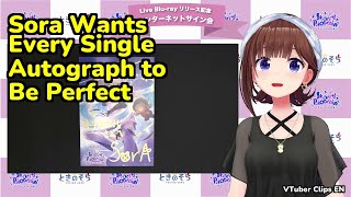 Sora Wants Every Single Autograph to Be Perfect | Tokino Sora