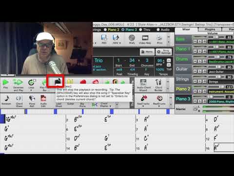 Abspielfunktionen - Band in a Box