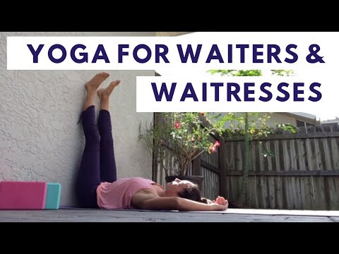 Yoga for Waitresses & Waiters 🍴🍹 12 Minutes