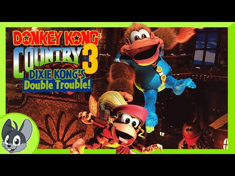 Totally UNDERRATED! | Donkey Kong Country 3 105% COMPLETION (Part 1) | Squirrelman Plays