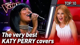 TOP 10 | BEST KATY PERRY covers in The Voice