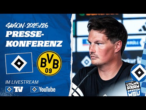 RE-LIVE: PRESSEKONFERENZ MIT MERLIN POLZIN | HSV vs. BVB