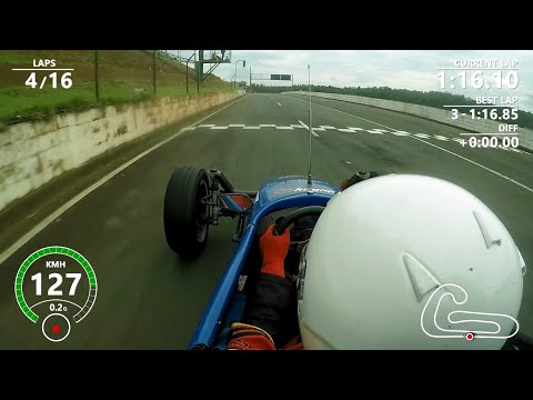 Formula Vee - Treino Livre no ECPA - Melhor Volta