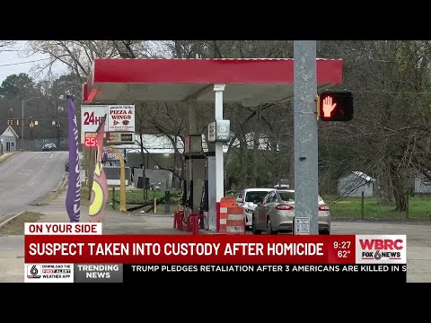 Suspect taken into custody after homicide