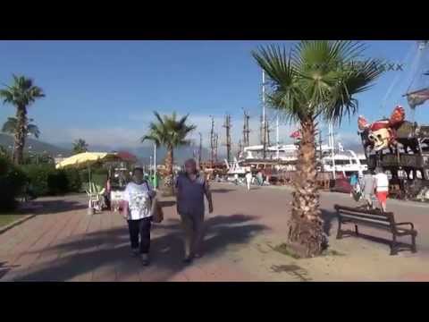 Яхта - Средиземное море - порт - Аланья - Yacht - Mediterranean Sea - marina - Alanya
