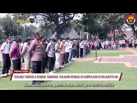 POLRES JAKPUS BERI HIMBAUAN KEPADA REMAJA KONVOI BERDALIH BERBAGI TAKJIL