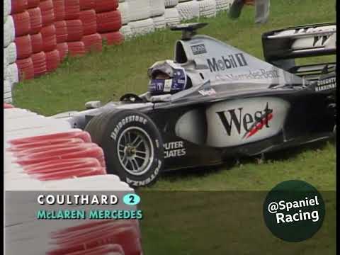 1999 F1 European Grand Prix Nürburgring Coulthard Slides Off Ending His Championship Hopes