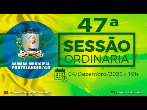 Câmara Municipal de Portelândia-GO está ao vivo!