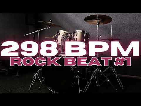 298 BPM - Rock Drum Beat - Loop 1