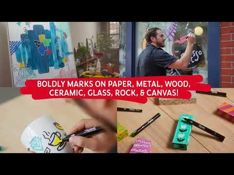 Creatieve marker Sharpie assorti blister à 2 stuks