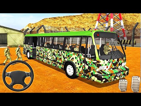 Us Army Soldier Transport Bus Driving Simulator | Bus Games – Android Gameplay