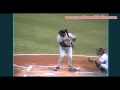 Barry Bonds Slow Motion Baseball Swing - Hitting Mechanics Instruction San Francisco Giants MLB