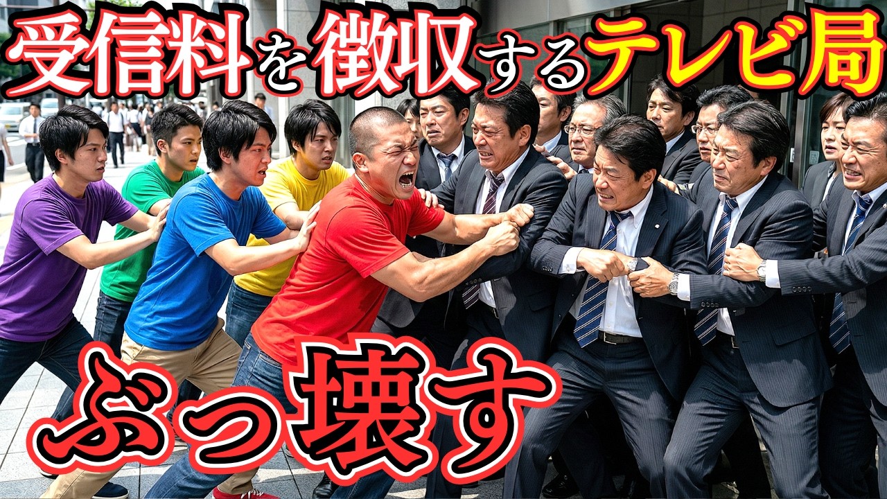 国民から受信料を徴収する放送局、ぶっ壊すまで帰れません｜AIが考えるYouTuber