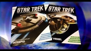Star Trek Starships Collection #44 & 45 Review : Intrepid & Malon Export Vessel