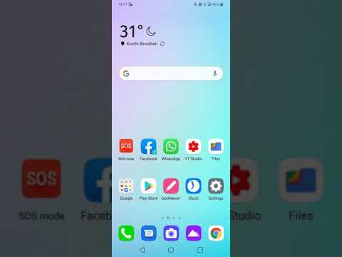 How to Create App Folder in LG G8x ThinQ Dual Screen