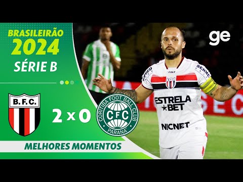 Gols e lances de Botafogo-SP x Coritiba