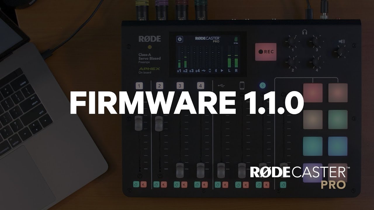 Firmware 1.1.0 - přehled