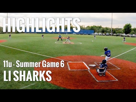 Highlights - Waves 11u Game 6 vs LI Sharks - 2020 Summer League