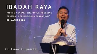 Download lagu 'Tuhan Mencari Kita Untuk Mengajak Berjalan Bersama-Sama Dengan Dia' (Ps. Isaac Gunawan) mp3