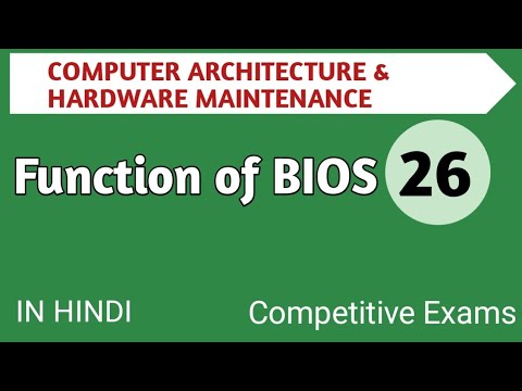 Lec 1 1 CPU Organisation in Computer Architecture Hardware Maintenance in Hindi