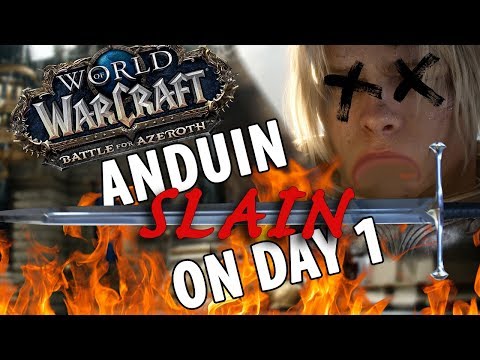 Anduin Gets Nuked by 40 Man Raid