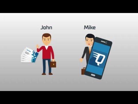 Business Card Digital Exchange Video