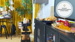 IKEA How to host a party in a small space!