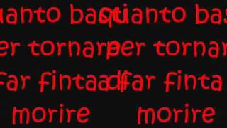 Mi manchi-Negramaro Testo