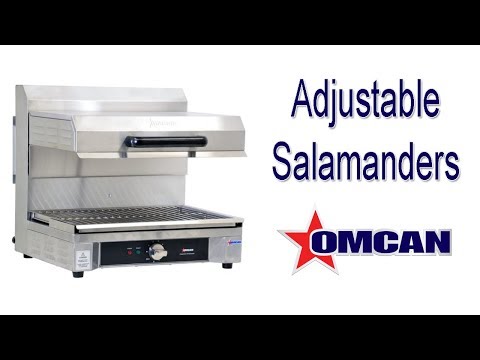 Video thumbnail for Stainless Steel Quartz Adjustable Salamander with 14″ x 17.71″ Warming Base