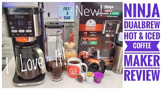NEW! NINJA DualBrew Hot & Iced Coffee Maker Review CFP101     I Love It!