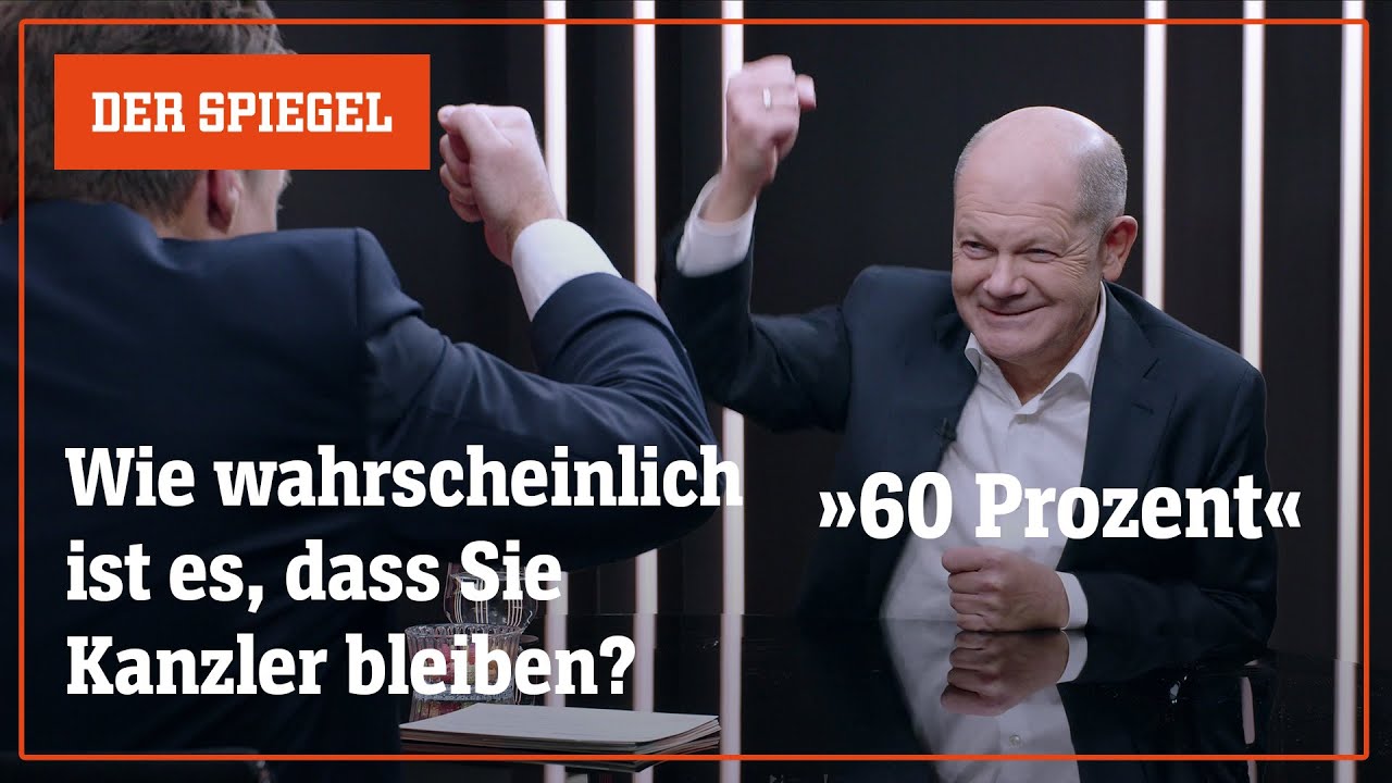 Sind Sie wahnsinnig? Angriffslustiger Olaf Scholz im Kandidatencheck zur Wahl | DER SPIEGEL