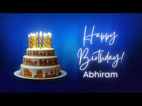 Abhiram Birthday Wishes | Happy Birthday RishiRam | Birthday wishes whatsapp status
