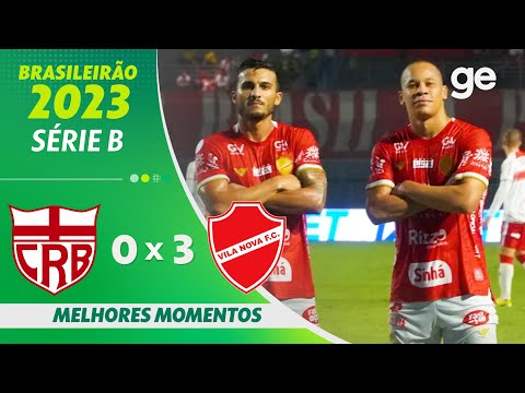 Gols e lances de CRB x Vila Nova-GO
