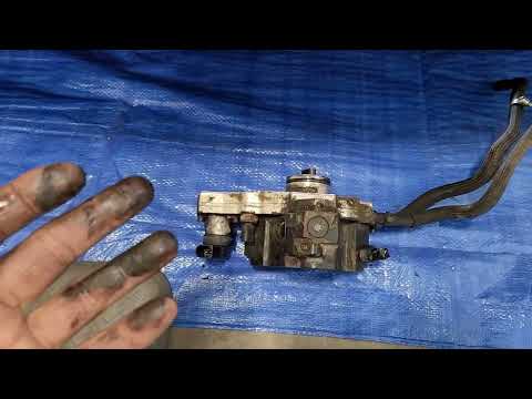 Mercedes E320 CDI injector pump fuel leak