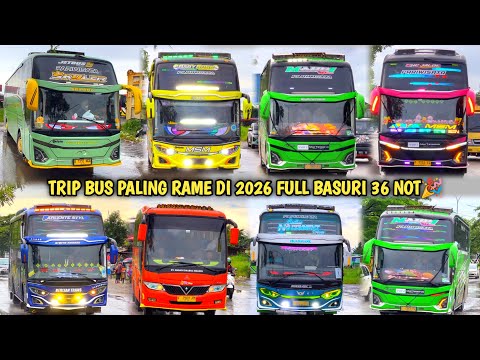 RAME FULL BUS TELOLET BASURI🥳 Hunting Bus Trip Anyer Di Pusat Oleh Oleh CM7👏