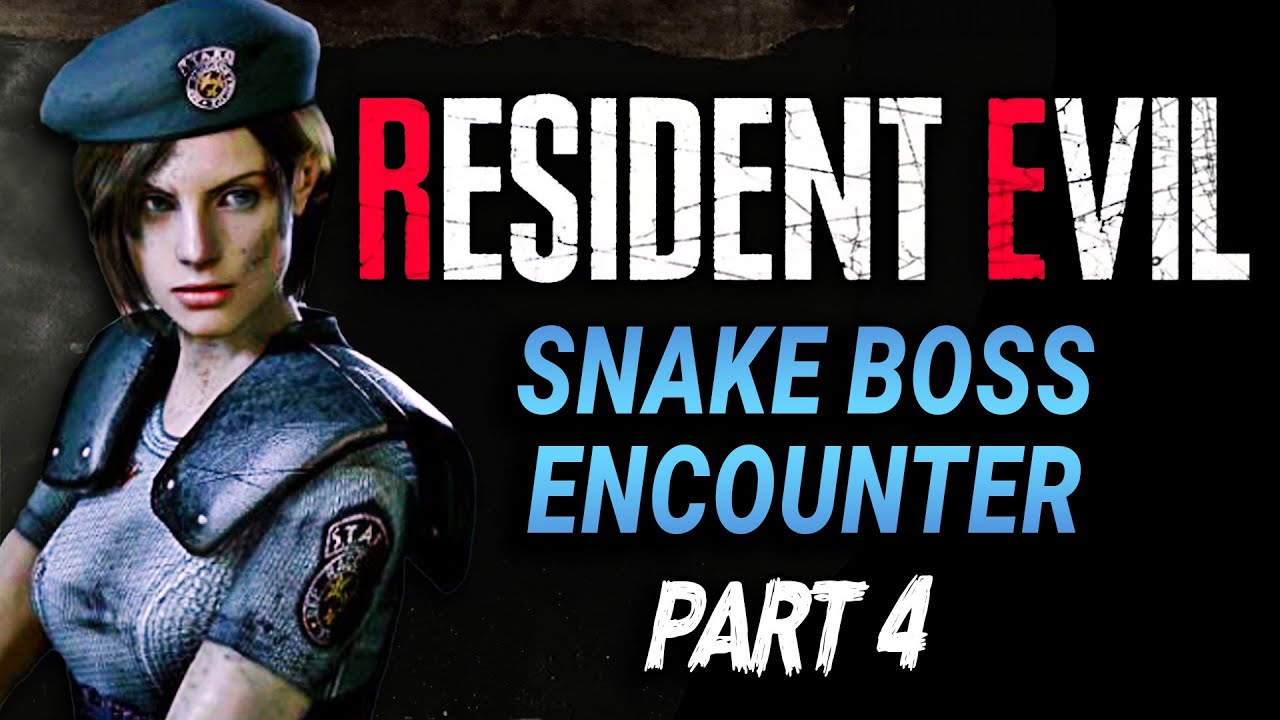 4 | Giant Snake Boss Encounter! - Playing Resident Evil After 28 Years