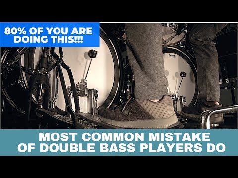 MOST COMMON MISTAKE OF DOUBLE BASS PLAYERS DO! - Double Bass Drum Lesson 22
