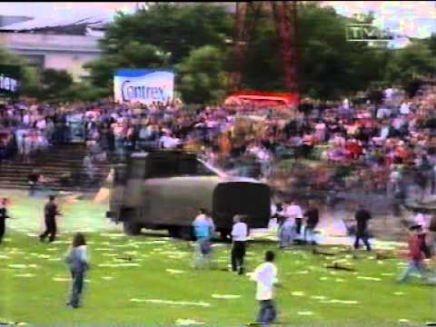 Legia - GKS Katowice: zamieszki po Finale Pucharu Polski 1995