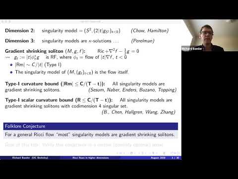 Richard H. Bamler - Ricci flow in higher dimensions