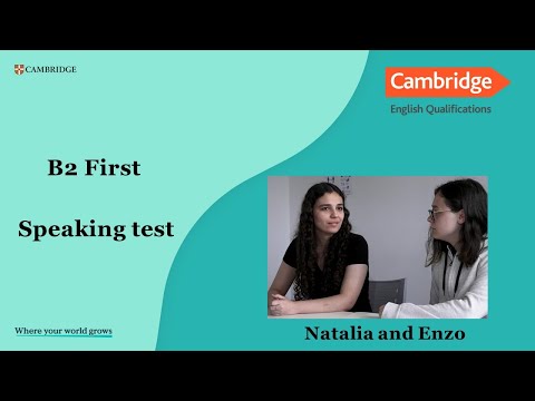 B2 First Natalia and Enzo