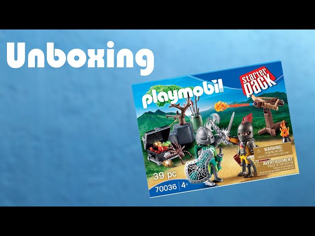 Vídeo relacionado con PLAYMOBIL- Starter Pack Starterpack Batalla Medieval, Color carbón (70036)